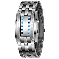 SKMEI Couple Watch Digital Electronic Wristwatch Cool LED Display Time/ Calendar Lovers Wristbands 30M Waterproof Sports