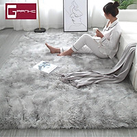 Thảm lông trải sàn lông mịn kích thước 1.2 x 1.6m- dài Thảm lông trải sàn cao cấp phòng khách trang trí nhà cửa.