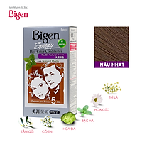 Thuốc nhuộm dưỡng tóc phủ bạc thảo dược Bigen Conditioner Thương hiệu Nhật Bản 80ml dạng kem