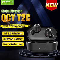 Tai Nghe Không Dây QCY T2C TWS BT Với Micrô Kép Và Hộp Sạc 800mah Âm Thanh Nổi BT Thể Thao