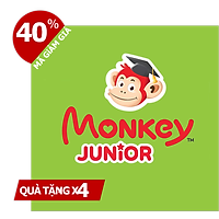Evoucher Monkey Junior (Trọn đời, 4 năm, 2 năm,1 năm) - Phần mềm tiếng Anh và đa ngôn ngữ
