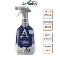 Vệ sinh nhà tắm tẩy cặn canxi và vết ố trên thiết bị sen vòi inox chậu rửa inox Astonish… C6710
