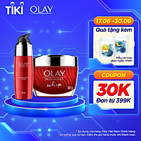 Bộ 2 sản phẩm chống lão hóa hoàn hảo OLAY Regenerist Advance Anti Aging: 1 Kem dưỡng ẩm Whips 50g + 1 Serum
