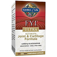 Garden of Life Glucosamine Supplement - FYI ULTRA for Joint and Cartilage Support, Vegetarian, 120 Capsules