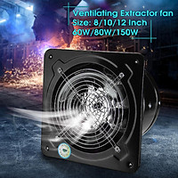 25~750W Industrial Ventilation Extractor Metal Axial Exhaust Fan Commercial Air Blower Fan