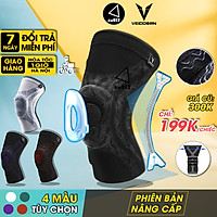 Bó gối thể thao VEIDOORN, Băng bảo vệ đầu gối trợ lực, Đai bó khớp gối, bóng đá, bóng chuyền (VBG001)