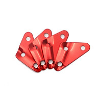 Outdoor Tent Fixed Buckle Aluminum Alloy Triangle Tent Pole Connector Buckle Rope Tightener