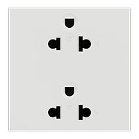 Ổ cắm đôi 3 chấu 16A, size E AvatarOn A - Schneider Electric - M3T426UST2-WE
