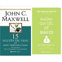 Combo Phát Triển Bản Thân Để Giàu Có ( 15 Nguyên Tắc Vàng Về Phát Triển Bản Thân + Những Nguyên Tắc Để Giàu Có ) (Tặng Tickbook đặc biệt)