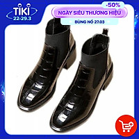 Giày Bốt Da Cao Gót Thời Trang Dành Cho Nữ