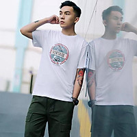 Áo phông in chữ V-I-T-A-G-E - Áo phông cotton chất đẹp mát, áo unisex, áo phông trắng đen