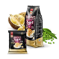 550g Bánh pía T1 đậu xanh SẦU RIÊNG thượng hạng MỸ NGỌC 8 trứng muối