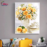 Tranh sơn dầu số hoá tự tô màu Gam BH4319 căng sẵn khung