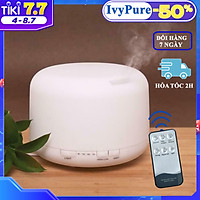 Máy Xông Tinh Dầu Siêu Âm Dung Tích Lớn 500ml Có Điều Khiển Từ Xa