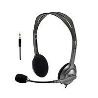 Logitech H111 Multifunctional Head-mounted Wired Stereo Headset with Noise Reduction Microphone for Voice Call Web
