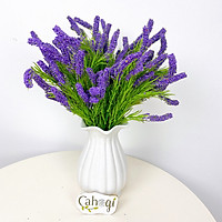 combo 5 Chùm Hoa Giả Lavender Xốp Siêu Đẹp 45 Cm