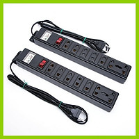 Ổ Cắm Điện Mã L.T 6 Phích 2 Chấu, 1 Phích 3 Chấu Dây Dài 1.5m Công Suất 800W