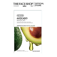 Mặt Nạ Giấy Phục Hồi Ẩm Tối Ưu TheFaceShop Real Nature Avocado Face Mask (20Gr x Miếng)