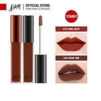 Combo 2 son Bbia Last Velvet Lip Tint - #38 Feign Fine và #25 Final Note