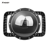 SHOOT XTGP548 Underwater Dome Dual Handheld Tray Dome Port Housing Case Waterproof Diving Protective Case Underwater