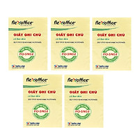 Bộ 5 Giấy ghi chú Flexoffice 3x2 FO-SN02