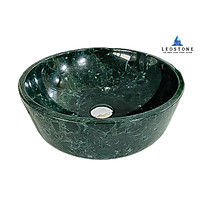 Lavabo Đá Tự Nhiên Leo Mysterial Jade - Xanh Ngọc - Hình tròn dày