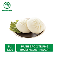 Bánh Bao 2 Trứng Cút Thơm Ngon RetCat - Túi 2 cái, 320g - Foodmap