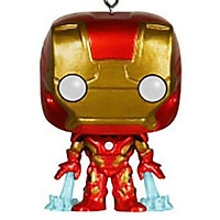 Funko POP Captain Iron Man Spider-Man Wonder Woman Keychain Pendant Chain
