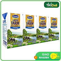 Lốc 4 sữa Tươi Tiệt Trùng Vinamilk Green Farm - Sữa Tươi 100% Ít Đường 110ml