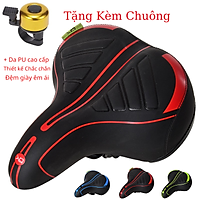 Yên xe đạp thể thao , Yên xe đạp siêu êm , Chính hãng Sengxin , da PU cao cấp - Tặng kèm chuông 04