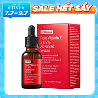 Tinh chất Vitamin C dưỡng trắng da hỗ trợ trị mụn làm mờ vết thâm By Wishtrend Pure Vitamin C 21.5 Advanced Serum 30ml
