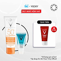 Bộ Kem Chống Nắng (Có Màu) Ngăn Sạm Da Và Giảm Thâm Nám Vichy Capital Soleil Anti-Daskspot