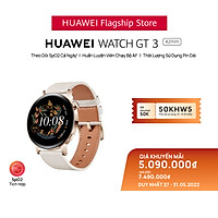 Đồng Hồ Thông Minh HUAWEI WATCH GT 3 42mm |Theo Dõi Spo2 Cả Ngày | Huấn Luyện Viên Chạy Bộ AI | Thời Lượng Sử Dụng Pin Dài | Hàng Chính Hãng