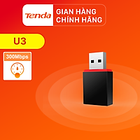 Tenda USB kết nối Wifi U3 tốc độ 300Mbps - Hàng chính hãng