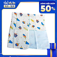 Khăn tắm sợi tre cho bé loại cao cấp 2 măt, 4 lớp kích thước 80x80 cm kháng khuẩn, siêu mềm, không kích ứng da