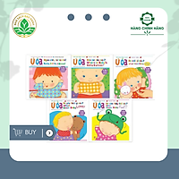 Combo 5 cuốn Bộ Sách Ú Òa: Sách Lật Song Ngữ Anh - Việt - Dành cho trẻ từ 1-5 tuổi
