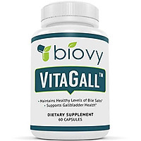 VitaGall - Gallbladder Health Supplement by Biovy - Natural Gallbladder Cleanse with Chanca Piedra and Artichoke Extract - Gallbladder Formula for Healthy Digestive System, Gallbladder and Liver