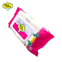 Combo 4 Gói Khăn Ướt Max Cool 100 Tờ Có Hương ( 100 tờ x 4 )