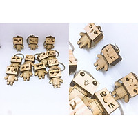 Móc khóa danbo người gỗ siêu hót