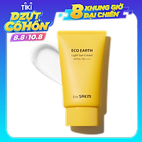Kem chống nắng The Saem Eco Earth Power Light Sun Cream SPF 50+ PA+++ (50ml)