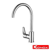 Vòi rửa bát Konox, Model KN1201 , Inox 304AISI tiêu chuẩn châu Âu, mã PVD 5 lớp sáng bóng, Hàng chính hãng