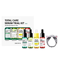 Bộ Kit Dưỡng Da Some By Mi Total Care Serum Trial Kit - Edition + Tặng Kèm 1 Băng Đô Tai Mèo(Màu ngẫu nhiên)