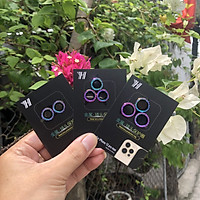 Bộ Vòng Titan Bảo Vệ Camera Dành Cho iPhone 12, 12Pro, 12Pro Max - TITAN Phay Kim Cương Siêu Xin Xò Và Sang Chảnh - Hạn Chế Bụi Và Vân Tay - Cực Phẩm 2021