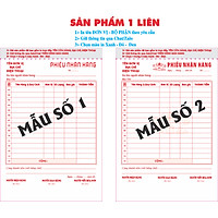 Phiếu nhận hàng 1 liên-10 quyển-in thông tin theo yêu cầu