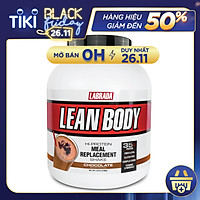Combo Thực phẩm bổ sung Lean Body Chocolate, Kèm bình lắc - Sữa thay thế bữa ăn thông minh, tiện lợi của Labrada (30 lần dùng)
