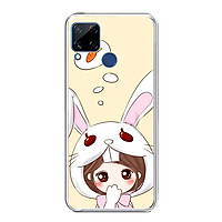 ỐP LƯNG ĐIỆN THOẠI REALME C15 - SILICON DẺO - 0043 COUPLEGIRL05 - HÀNG CHÍNH HÃNG