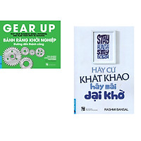 Combo 2 cuốn sách: Bánh Răng Khởi Nghiệp - đường đến thành công + Hãy Cứ Khát Khao - Hãy Mãi Dại Khờ