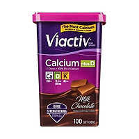 Viactiv Calcium +D Supplement Soft Chews, Caramel, 100-Count
