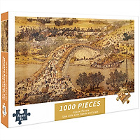 Bộ Tranh Ghép Xếp Hình 1000 Pcs Jigsaw Puzzle ( Tranh Ghép 75*50cm ) Bản Thú vị Cao Cấp