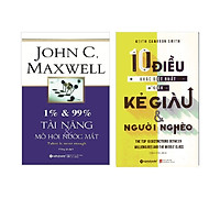 Combo Bí Mật Của Thành Công ( 10 Điều Khác Biệt Nhất Giữa Kẻ Giàu Và Người Nghèo + 1% & 99%: Tài Năng & Mồ Hôi Nước Mắt ) (Tặng Notebook tự thiết kế)